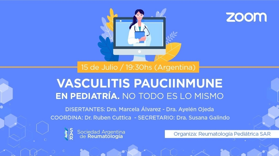 VASCULITIS PACIINMUNE EN PEDIATRÍA. No todo es lo mismo