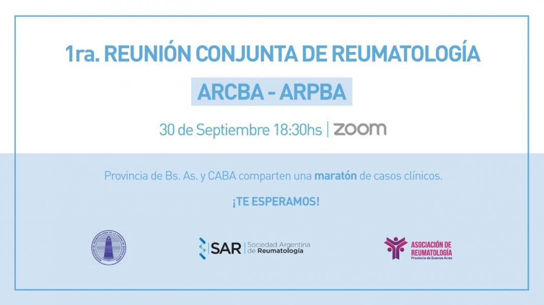 1ra. Reunión conjunta de reumatología ARCBA - ARPBA