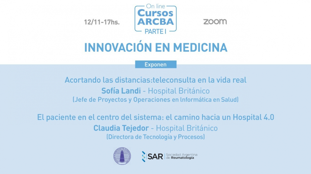 CURSOS ARBA On line - INNOVACIÓN EN MEDICINA