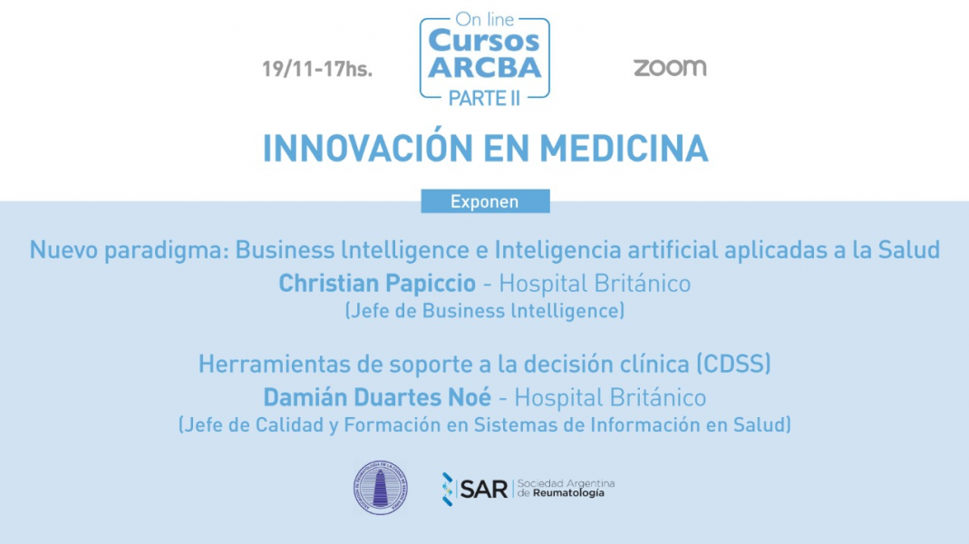 CURSOS ARBA On line - INNOVACIÓN EN MEDICINA