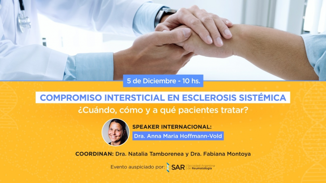 WEBINAR: Compromiso intersticial en Esclerosis Sistémica