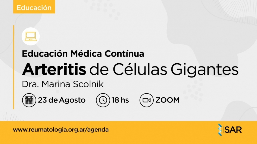 Educación Médica Contínua | Arteritis de Células Gigantes