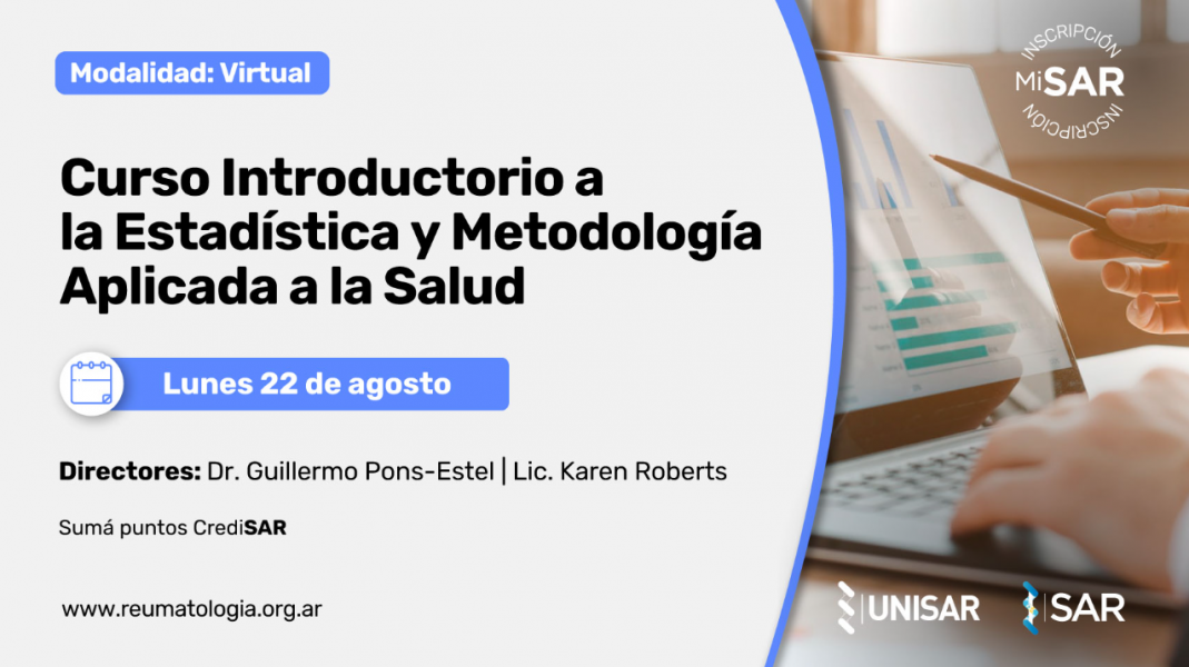 Curso SAR Introductorio a la Estadística y Metodología Aplicada a la Salud