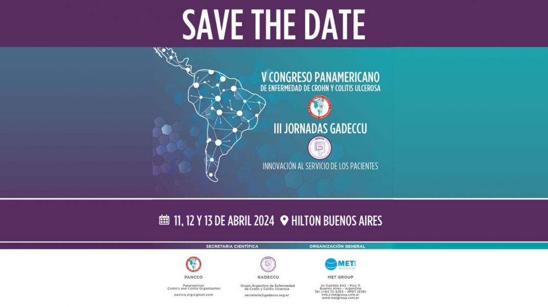 V Congreso Panamericano de Enfermedad de Crohn y Colitis Ulcerosa - III Jornadas GADECCU: Innovación al Servicio de los Pacientes