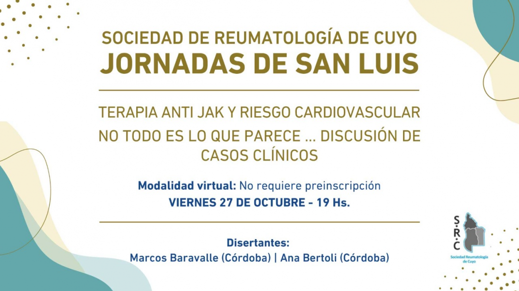 Sociedad de Reumatología de Cuyo - Jornadas de San Luis