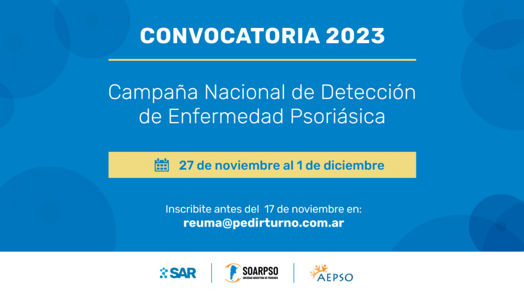 Campaña de Detección de Enfermedad Psoriásica 2023